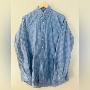 Ralph Lauren Blue Plaid Men's Shirt